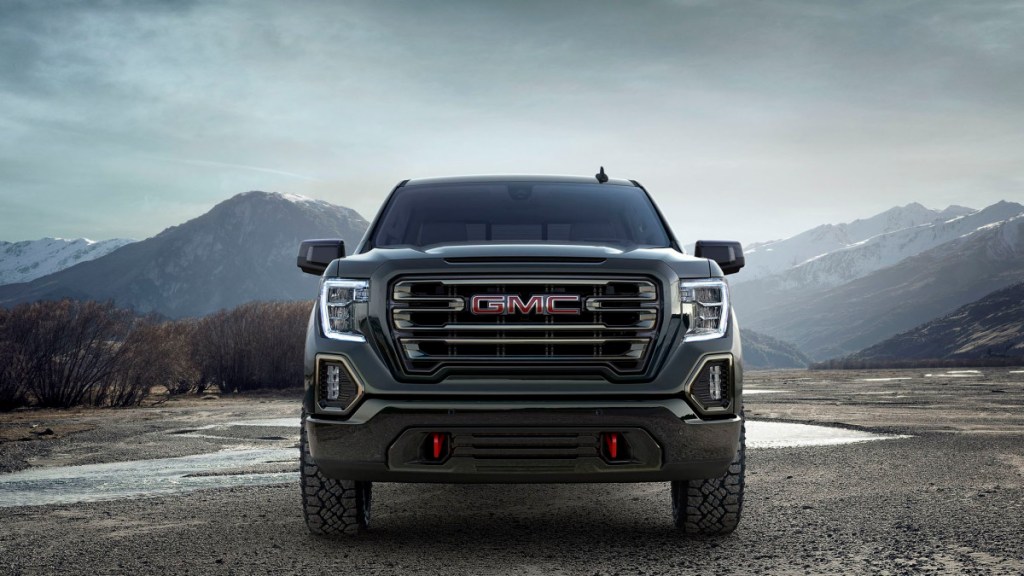 The face of the 2019 GMC Sierra 1500