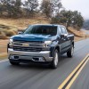 The 2024 Chevy Silverado on the road