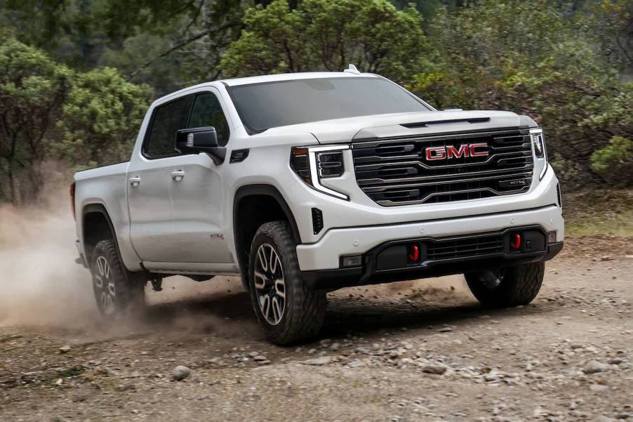 The 2024 GMC Sierra off-roading