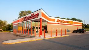 An Auto Zone storefront in New York state.