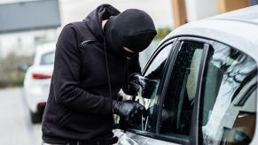 Four teenagers are behind bars for committing car theft, evading a traffic stop, and then crashing two separate cars.