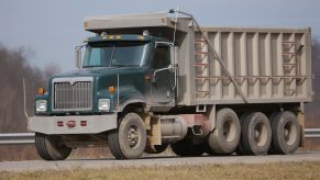 Dump truck like the one stolen by a teen in Ohio