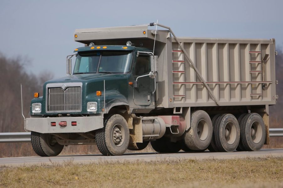 Dump truck like the one stolen by a teen in Ohio