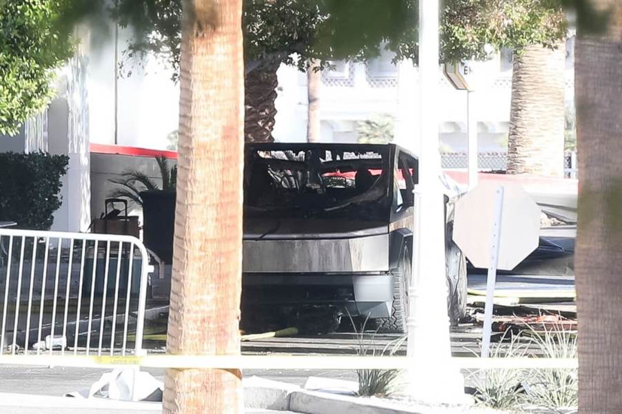 Police are investigating an exploding Tesla Cybertruck near Trump Towers in Las Vegas.