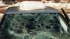 One woman in Missouri recently had her Jeep windshield smashed in while she was out driving in the snow.