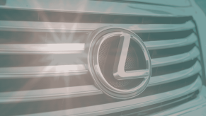 Lexus logo in the sun