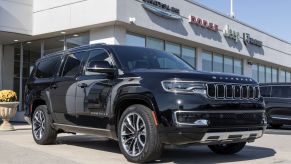 A brand new Jeep Wagoneer third-row SUV