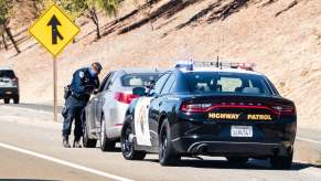 A police traffic stop in Atlanta, Georiga, recently uncovered cocaine, meth, and cash in a van.