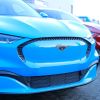 The front end of a 2024 Mustang Mach-E