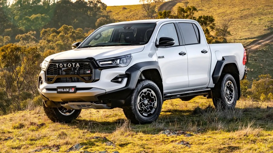 The 2024 Toyota Hilux off-roading