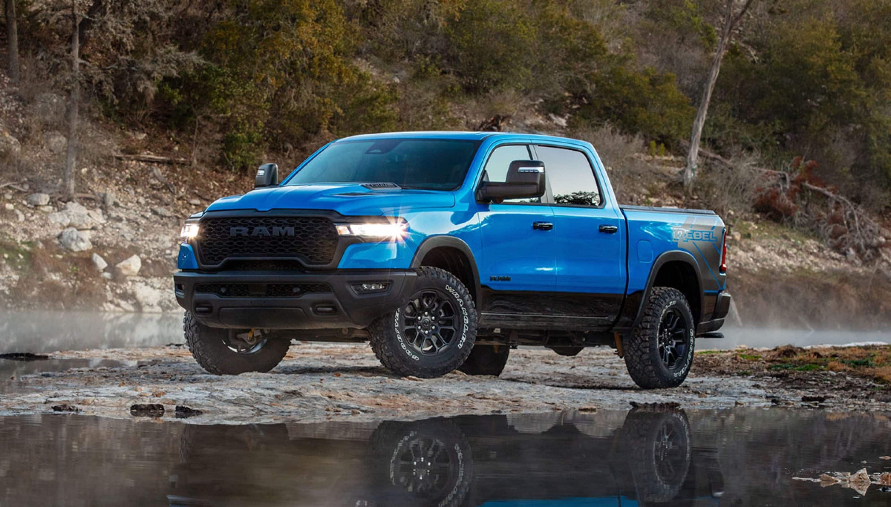 The 2025 Ram 1500 off-roading