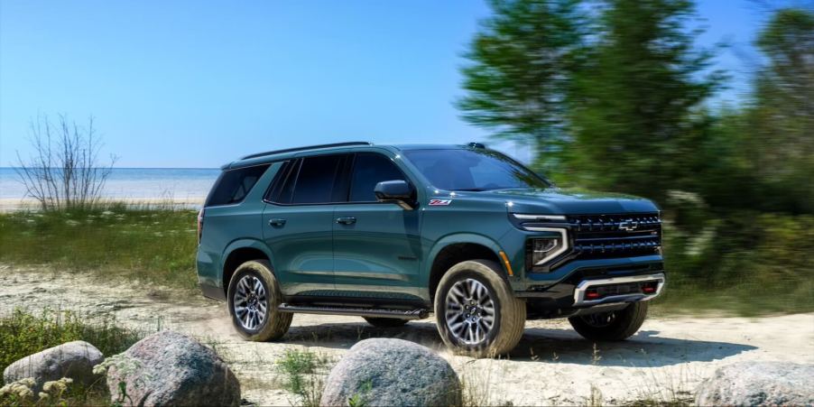 A 2025 Chevrolet Tahoe which may cost much more than a Tesla Model 3 to run, fuel, and maintain.