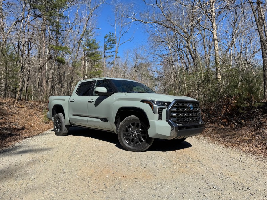 The 2024 Toyota Tundra off-roading
