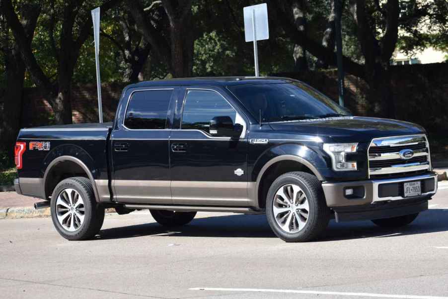 A 2015 Ford F-150 Harley Davidson edition
