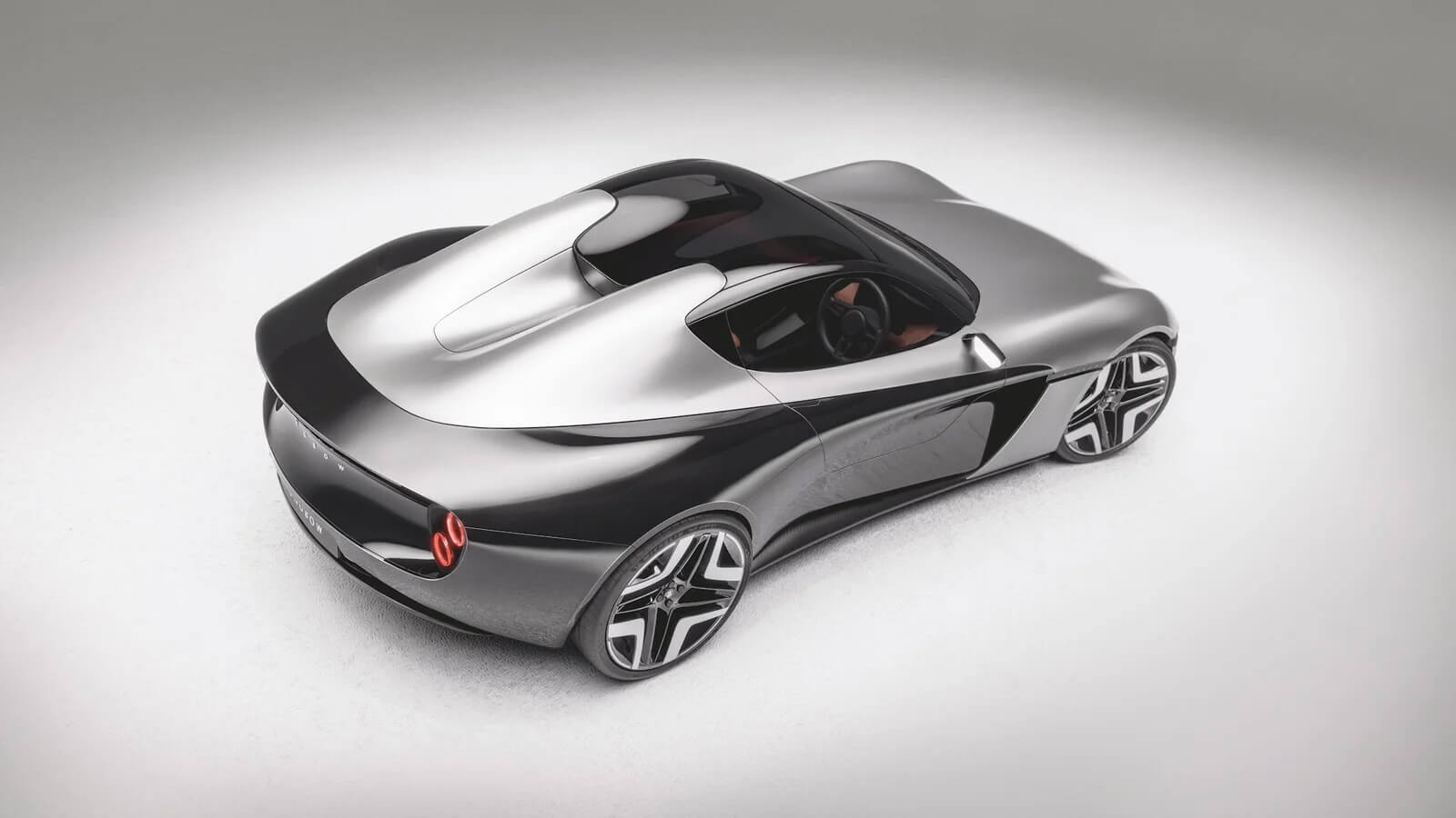 A Longbow Roadster, the concept that the British automaker says will beat the Tesla Roadster to production.