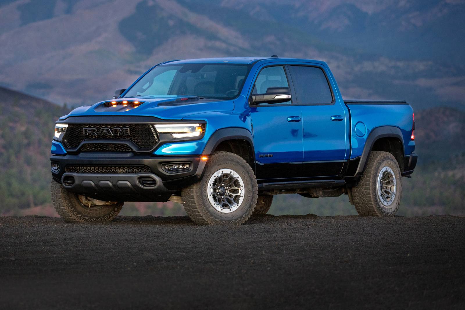 A 2024 Ram 1500 TRX off-roading