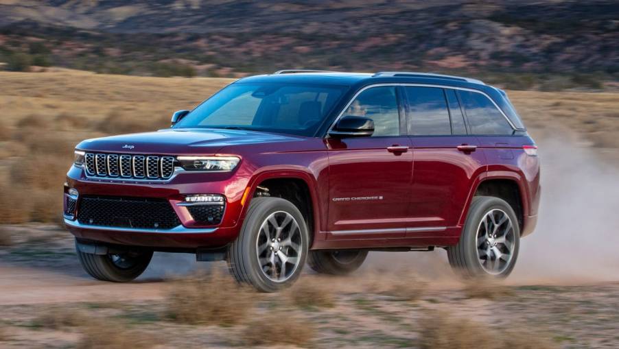 The 2025 Jeep Grand Cherokee off-roading