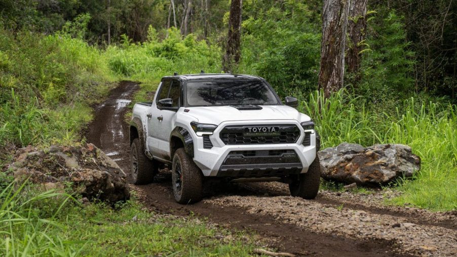 The 2025 Toyota Tacoma off-roading In mud