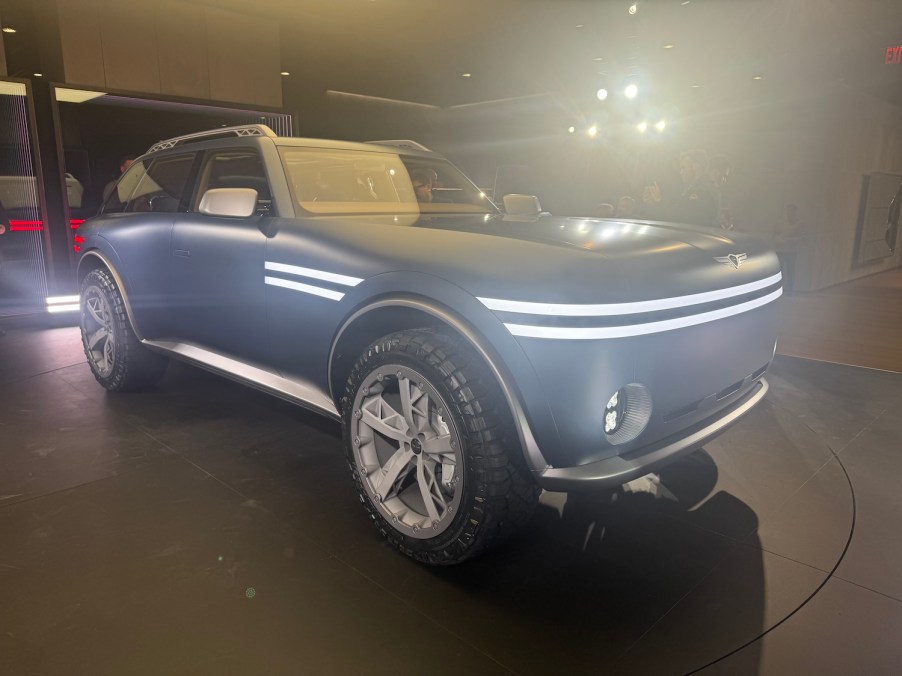 The Genesis X Gran Equator concept on stage