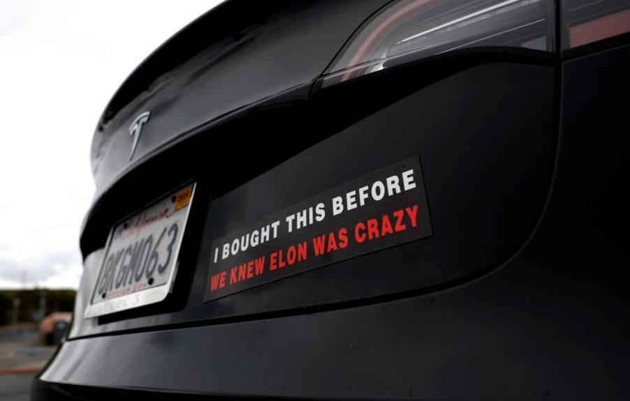 A sticker salesman named Matt Hiller made over $100,000 in one month making stickers critical of Elon Musk.