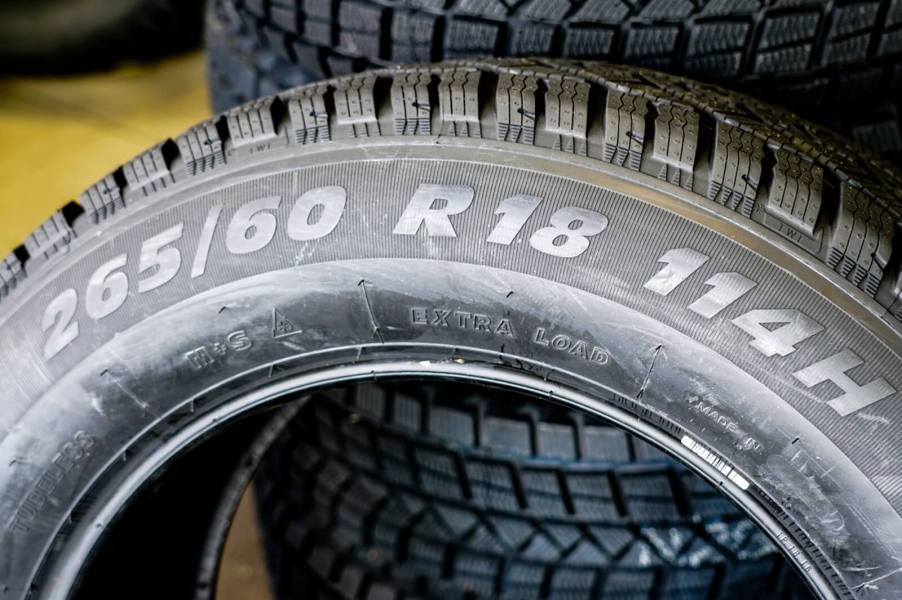 A sidewall code shows you how to read a tire.