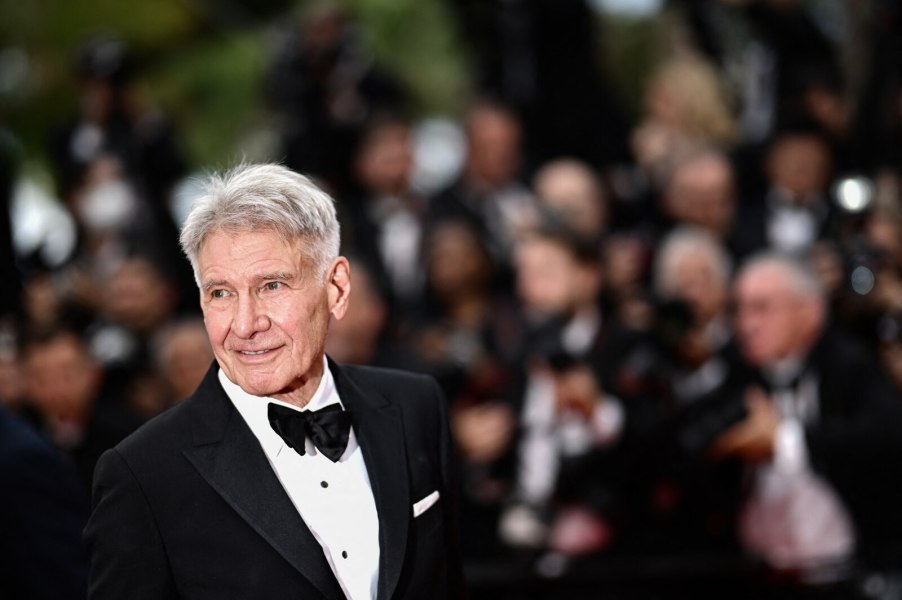 Harrison Ford in a tux at a formal red carpet event in Cannes in 2023