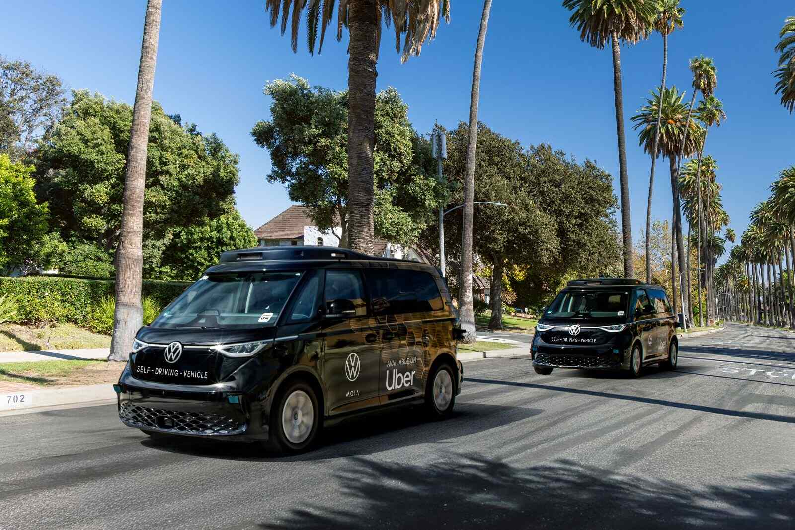 Volkswagen Buzz EVs testing with Uber in Los Angeles