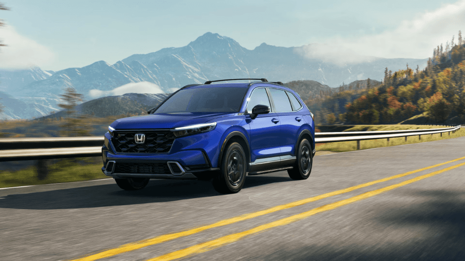 The 2025 Honda CR-V on the road