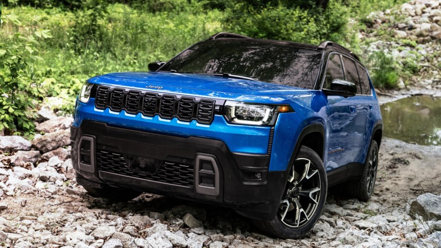 The 2025 Jeep Cherokee Hybrid off-roading