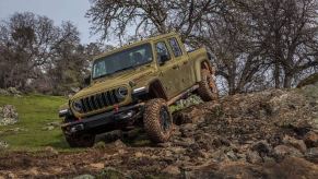The 2025 Jeep Gladiator off-roading