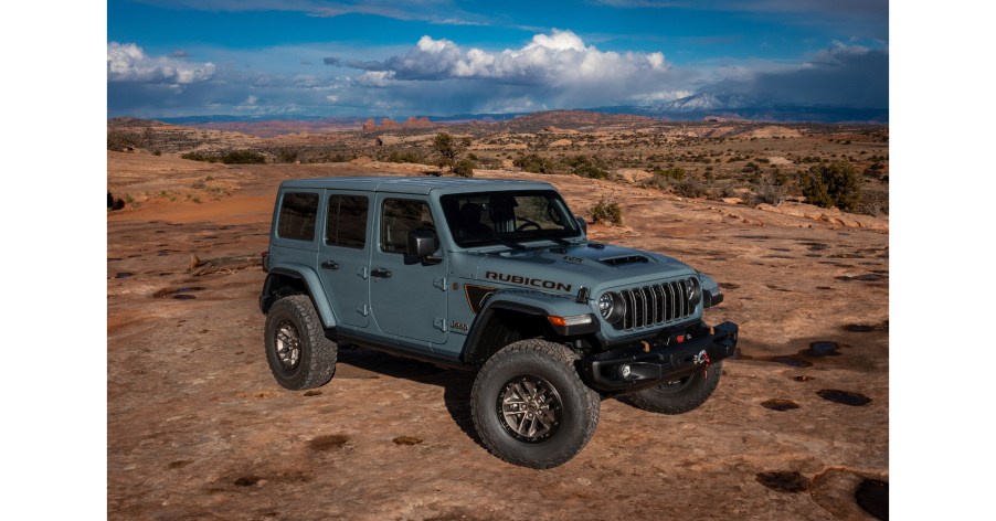 The 2025 Jeep Wrangler Rubicon 392 off-roading