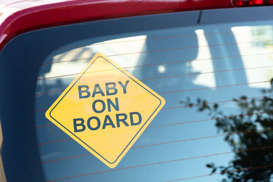 Baby on Board sign