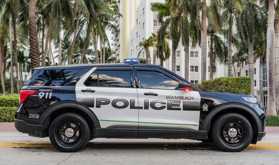 Miami Beach, Florida, police SUV