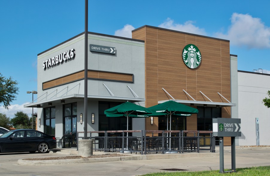 A Starbucks building