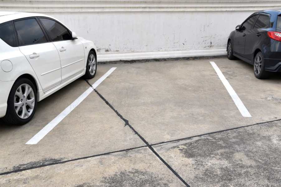 An empty parking spot