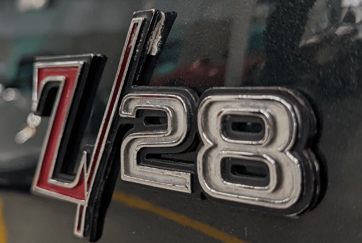 Z28 Badge With No Engine Callout