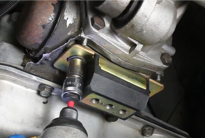 Inspect transmission mounts for wear.
