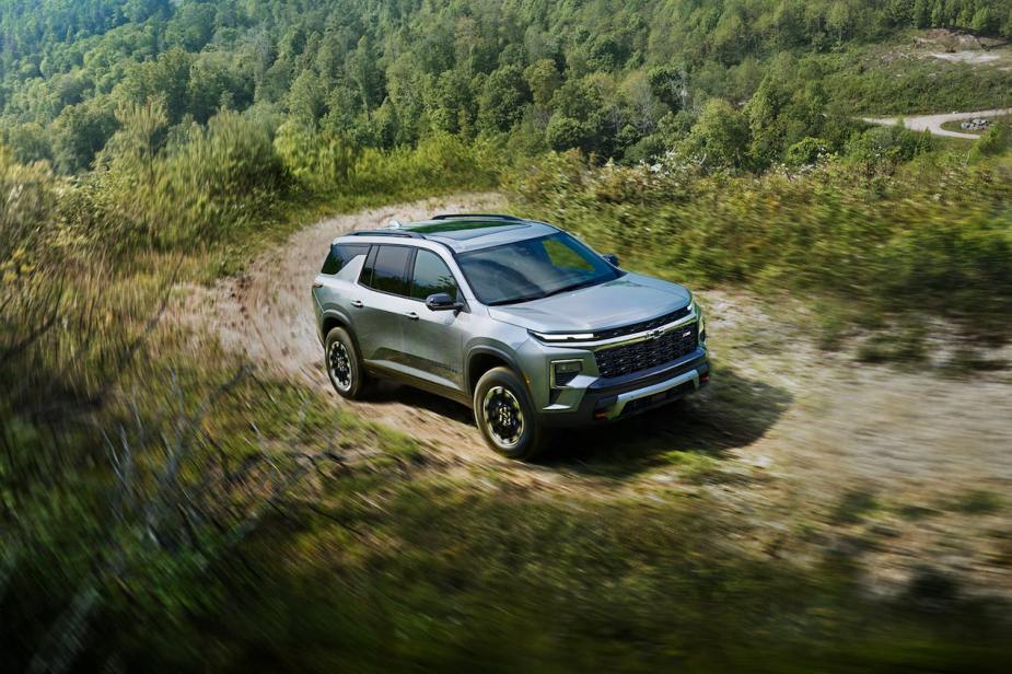 The 2025 Chevy Traverse off-roading