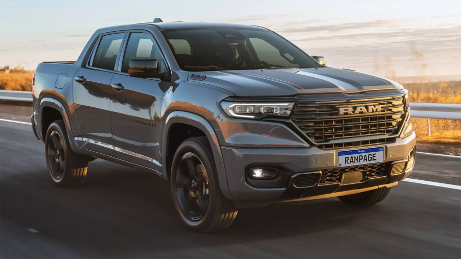 The 2025 Ram Rampage on the road