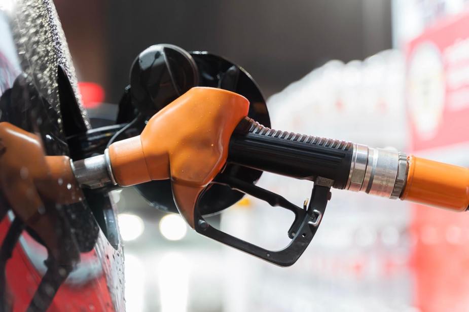 A gas pump represents rising gas prices as a result of Israel attacking Iran.