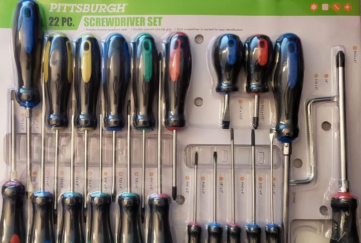 Pittsburgh Pro Screwdriver Set
