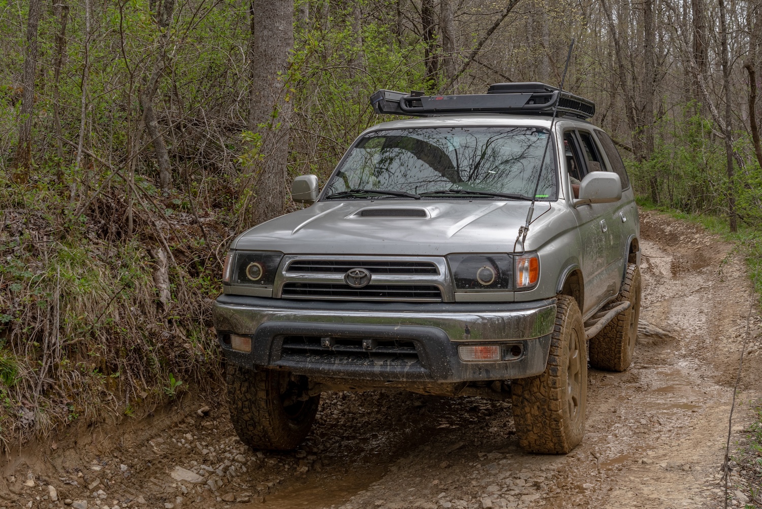 The 2001 Toyota 4runner off-roading
