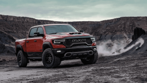 The 2023 Ram 1500 TRX off-roading
