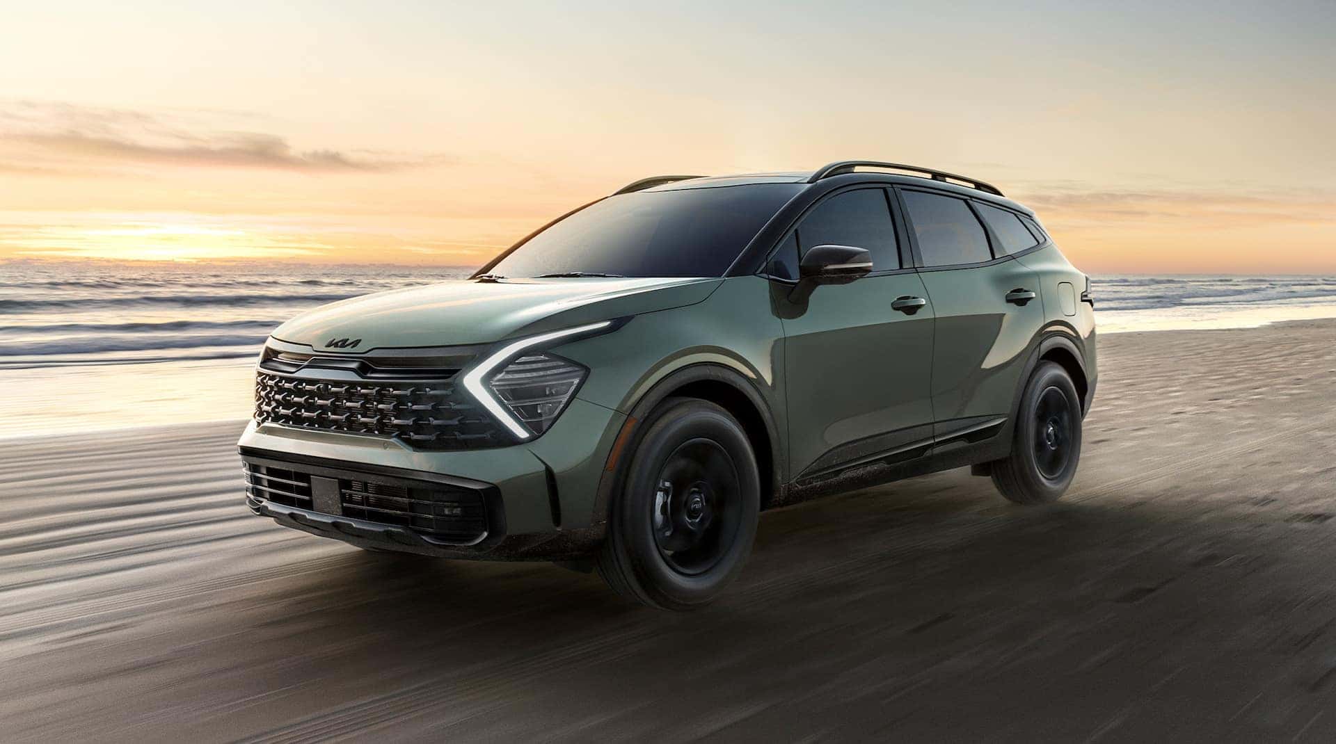2025 Kia Sportage on the beach