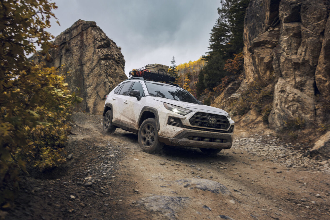 The 2025 Toyota RAV4 off-roading