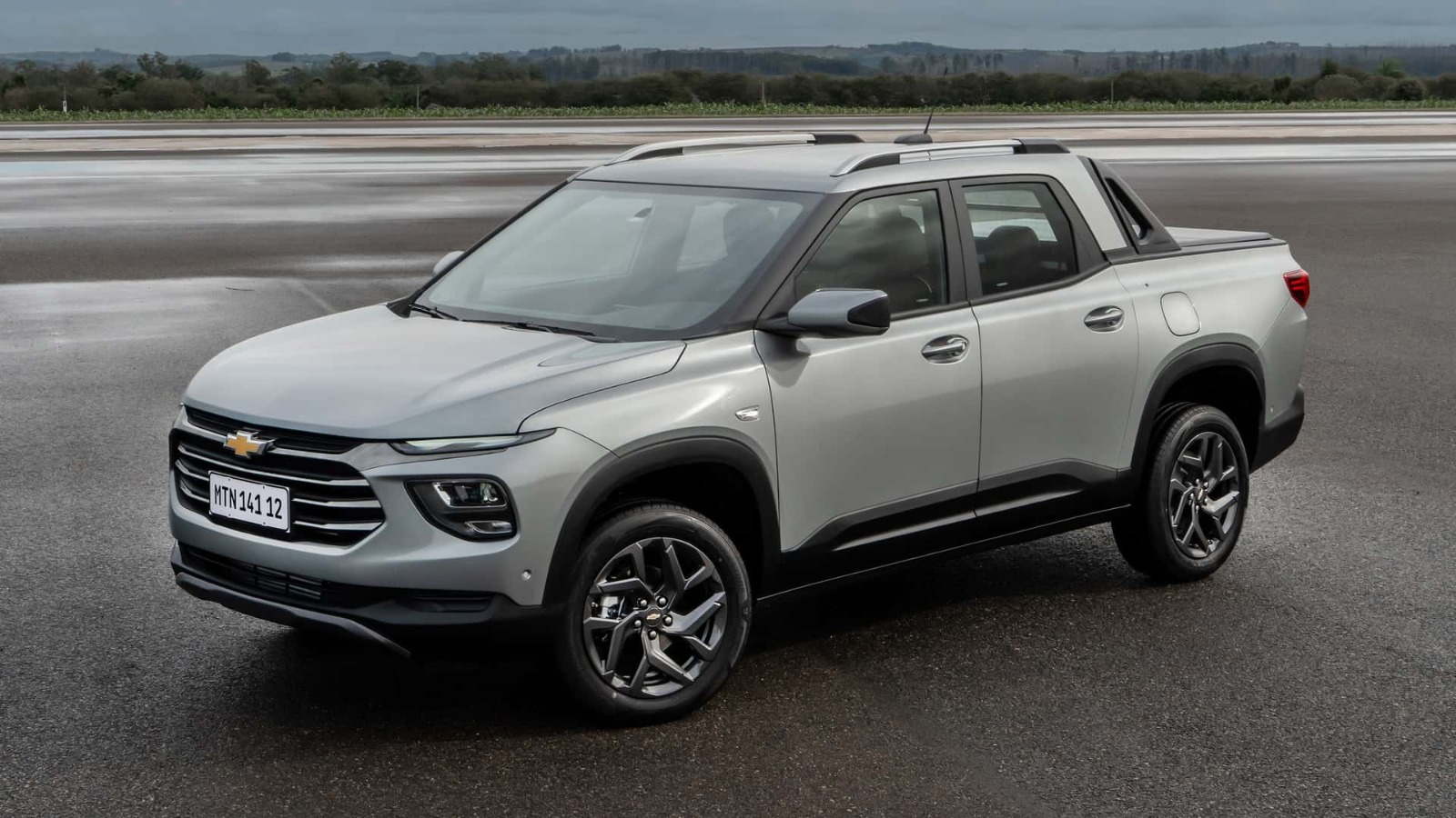 The 2026 Chevy Montana on the road