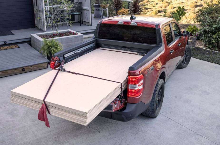 A 2025 Ford Maverick, the cheapest pickup truck in America this year.