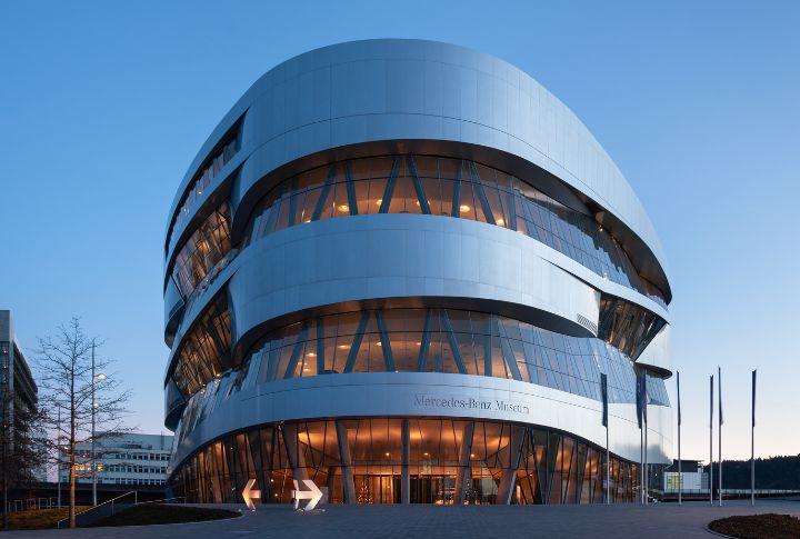 The Mercedes-Benz Museum, Stuttgart, Germany