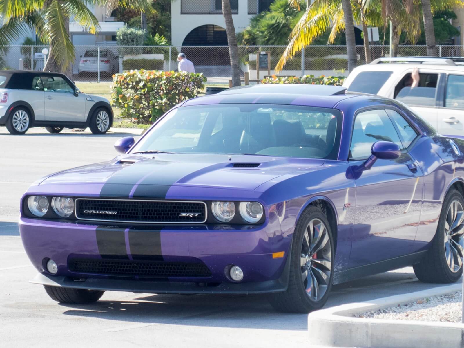 A Dodge Challenger, like the one a 20-year-old Florida driver was piloting when he was arrested for going 155 mph in a 60 mph zone.