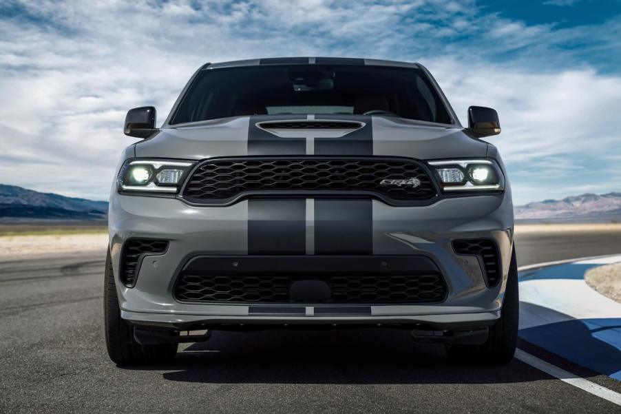 A front image of the Dodge Durango SRT Hellcat.